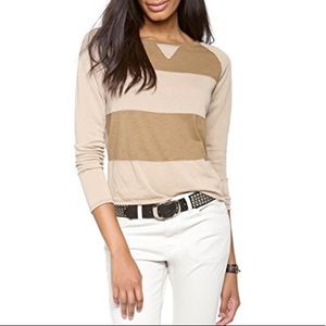 super soft DAFTBIRD rugby stripe pullover S M